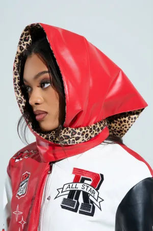 RAWR PU HEADSCARF