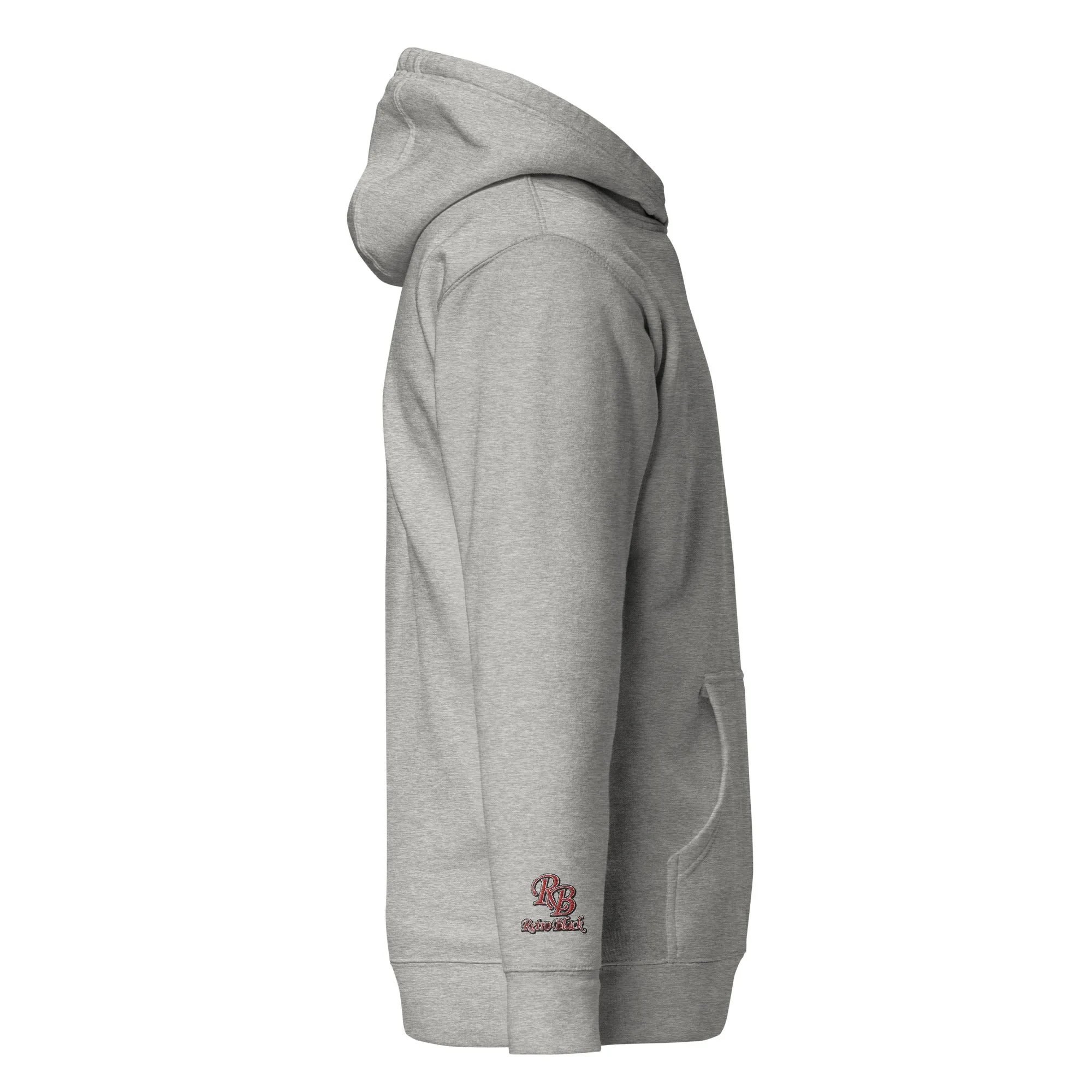 Retro Black Lettered Unisex Hoodies