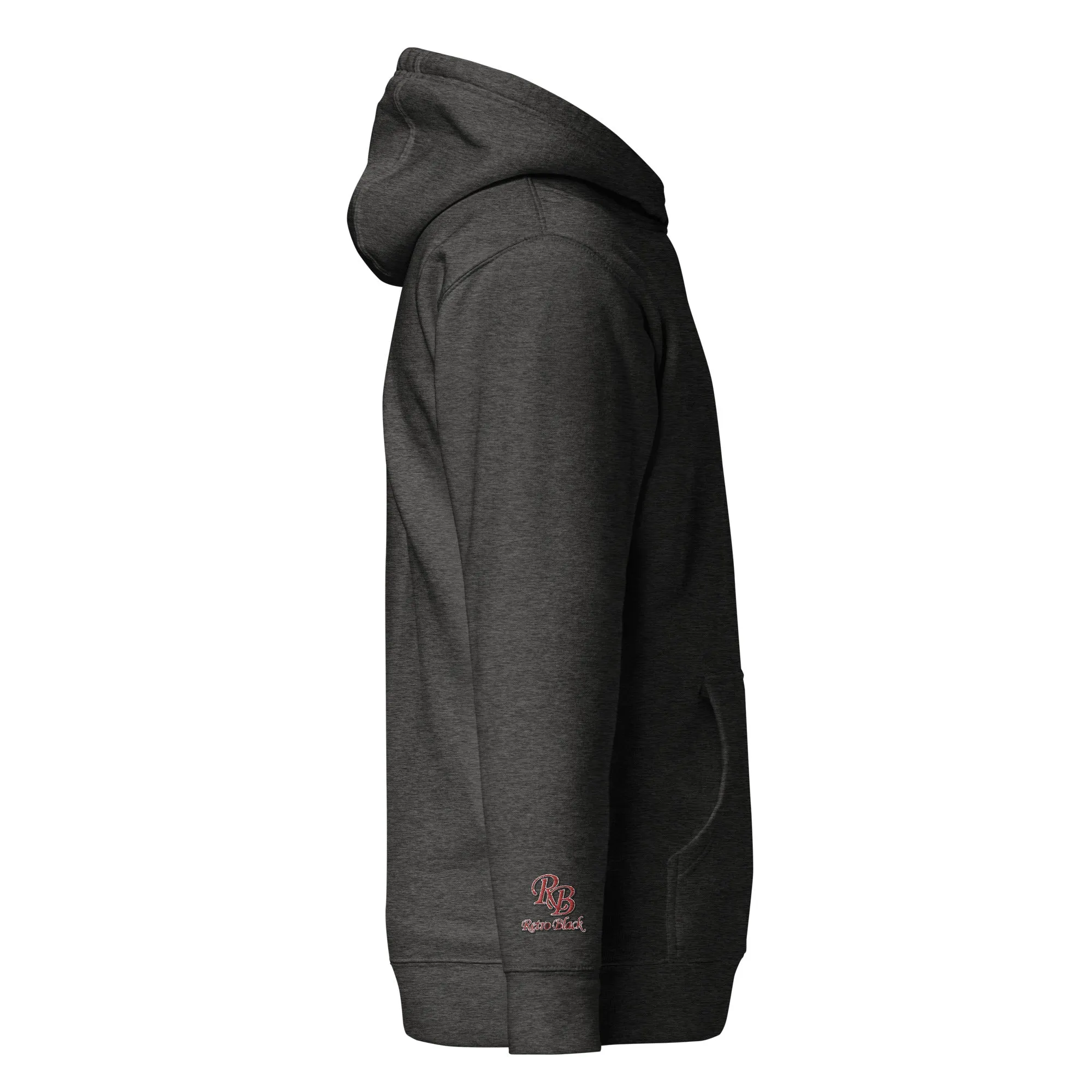 Retro Black Lettered Unisex Hoodies