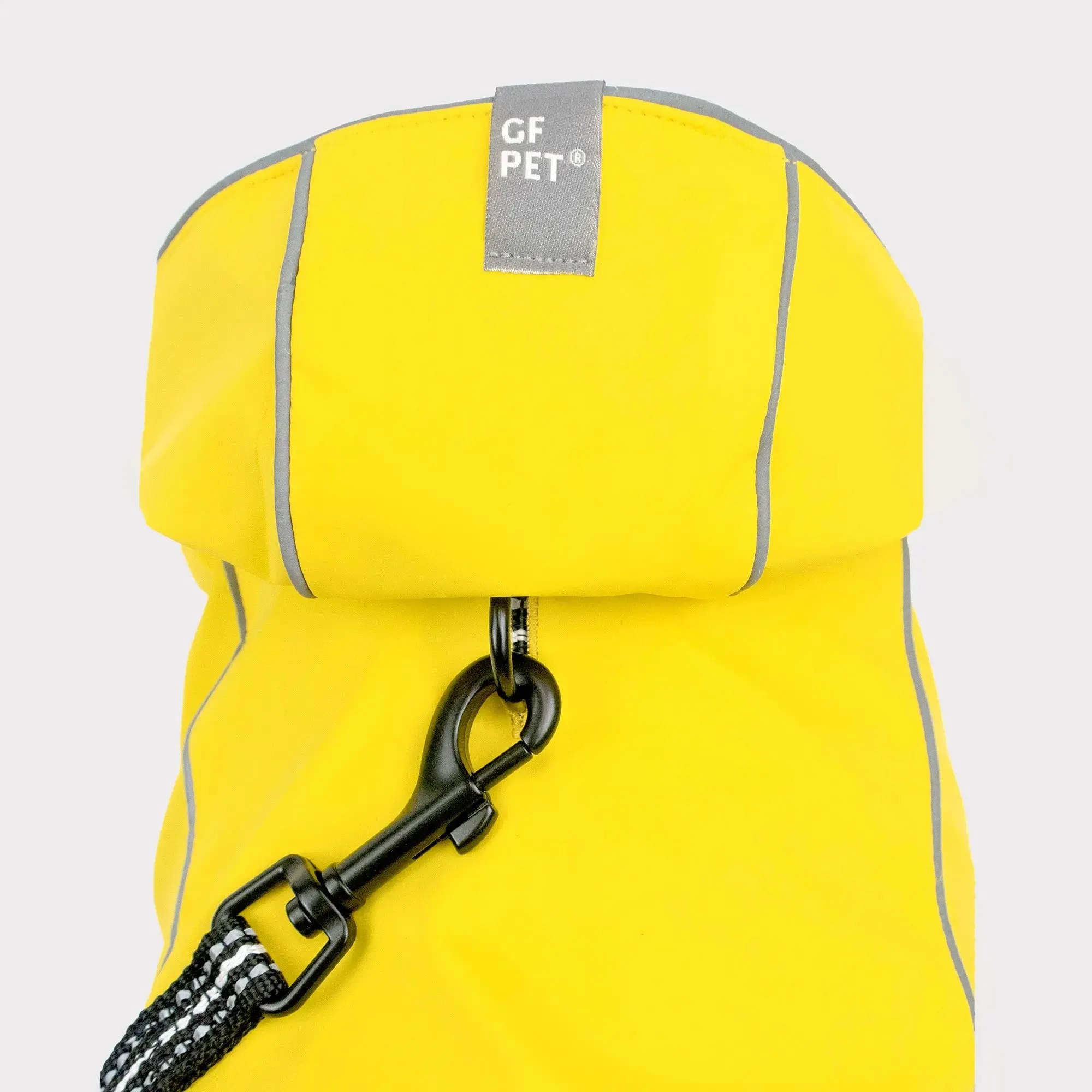Reversible Dog Raincoat | Yellow Tie-Dye