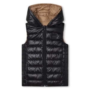 Reversible Puffer Vest - Cookie
