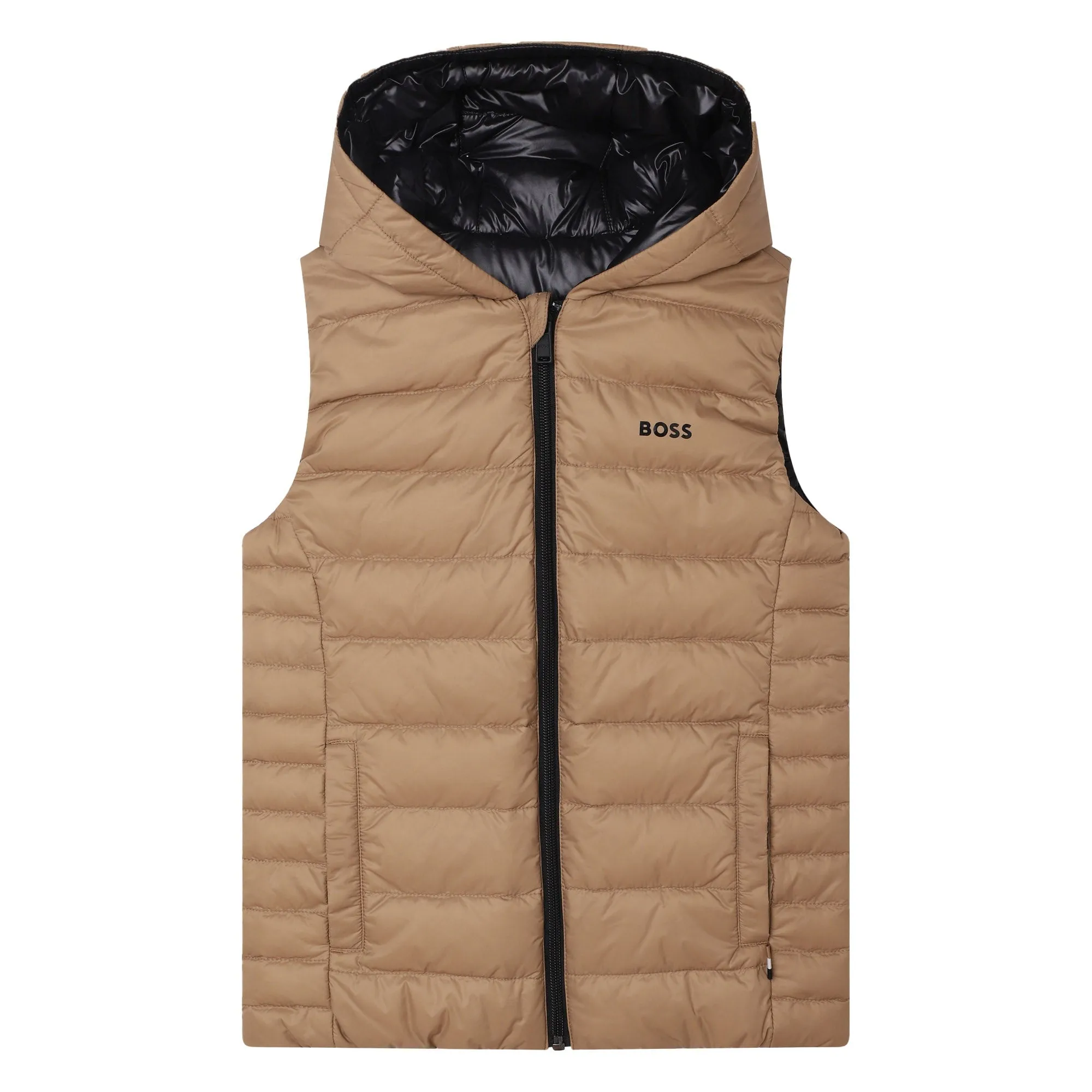 Reversible Puffer Vest - Cookie