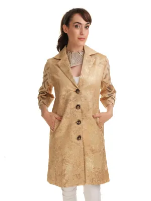 ReWeave x Rubelli - The Taylor Coat - Goldfinger