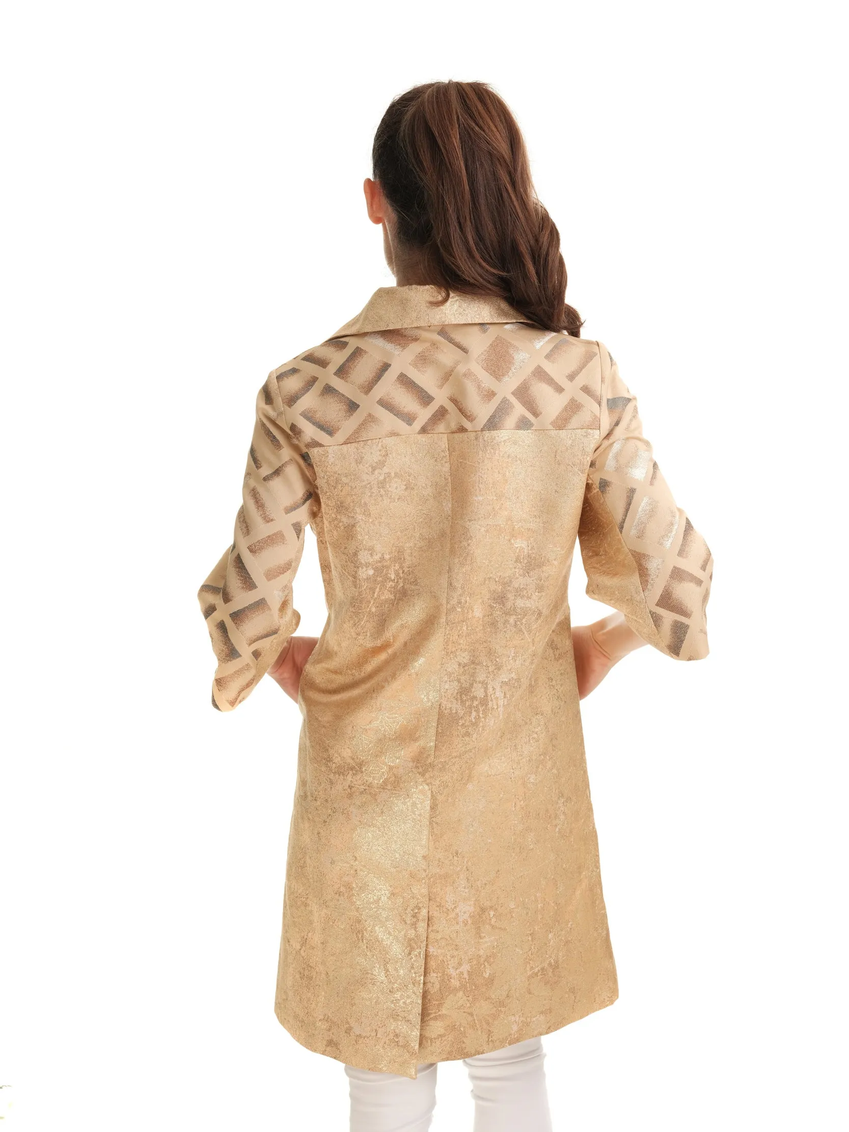 ReWeave x Rubelli - The Taylor Coat - Goldfinger