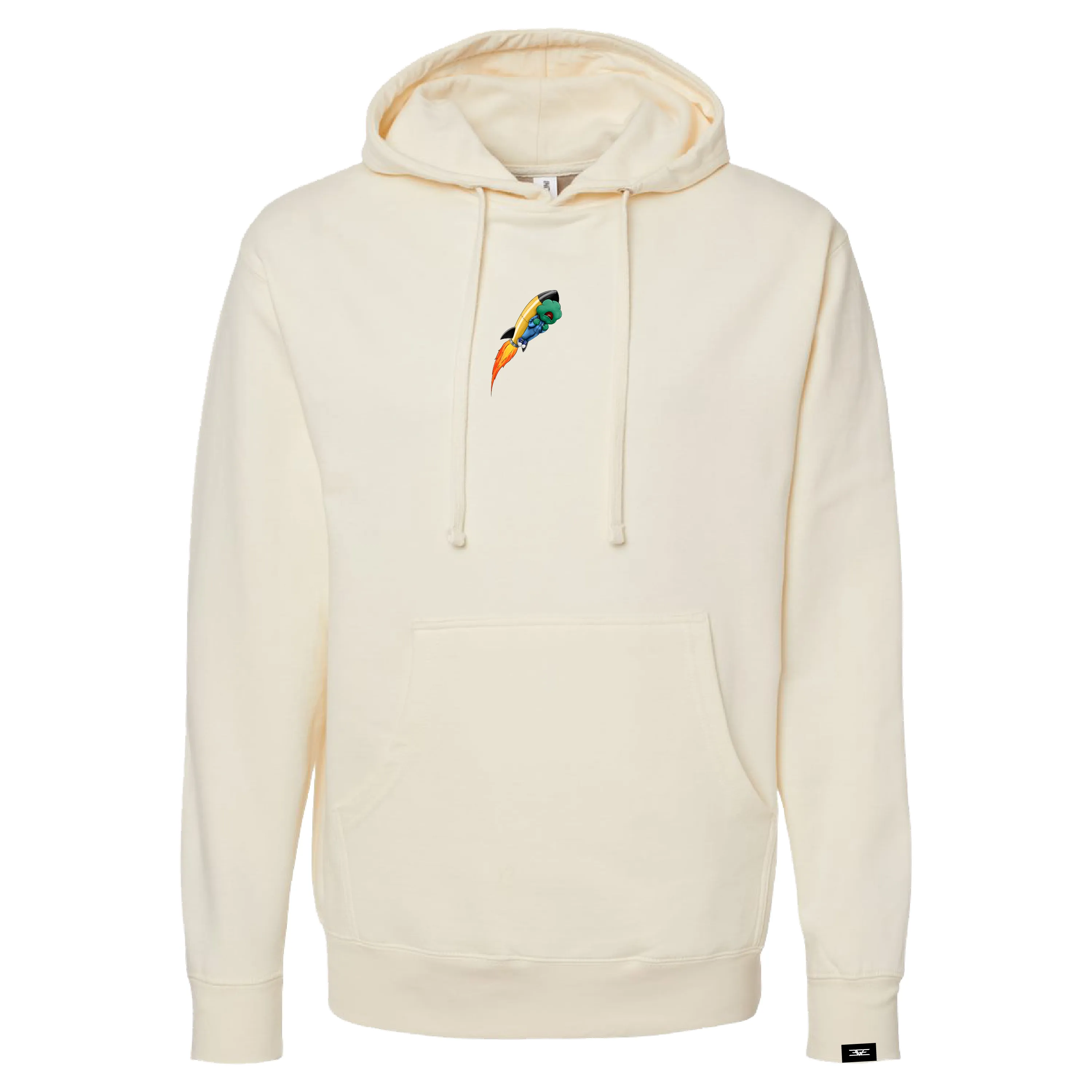 Rocket Lift Dream Junkie Hoodie - Bone