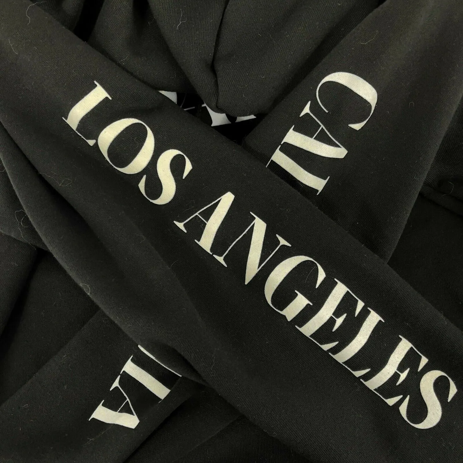 Rodarte Logo Hoodie Sweatshirt - Black, White - XS - Jacket Coat