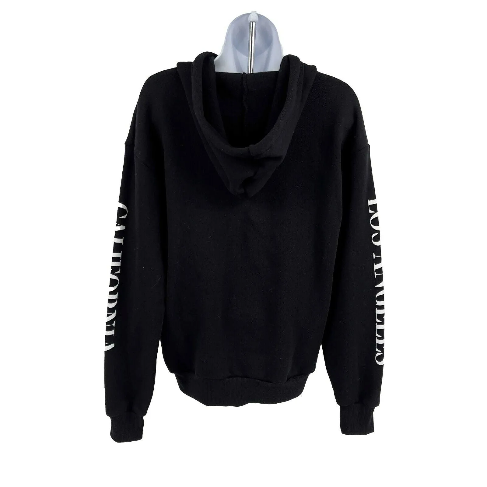 Rodarte Logo Hoodie Sweatshirt - Black, White - XS - Jacket Coat
