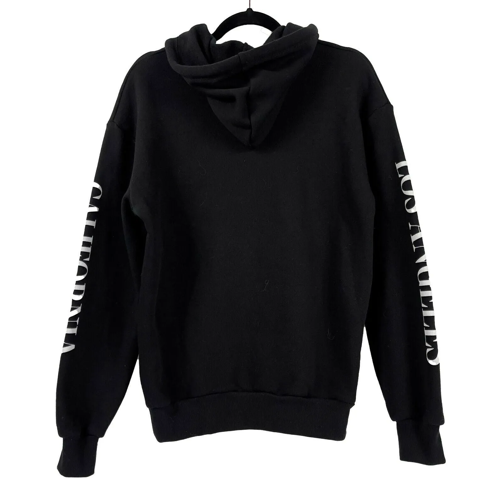 Rodarte Logo Hoodie Sweatshirt - Black, White - XS - Jacket Coat