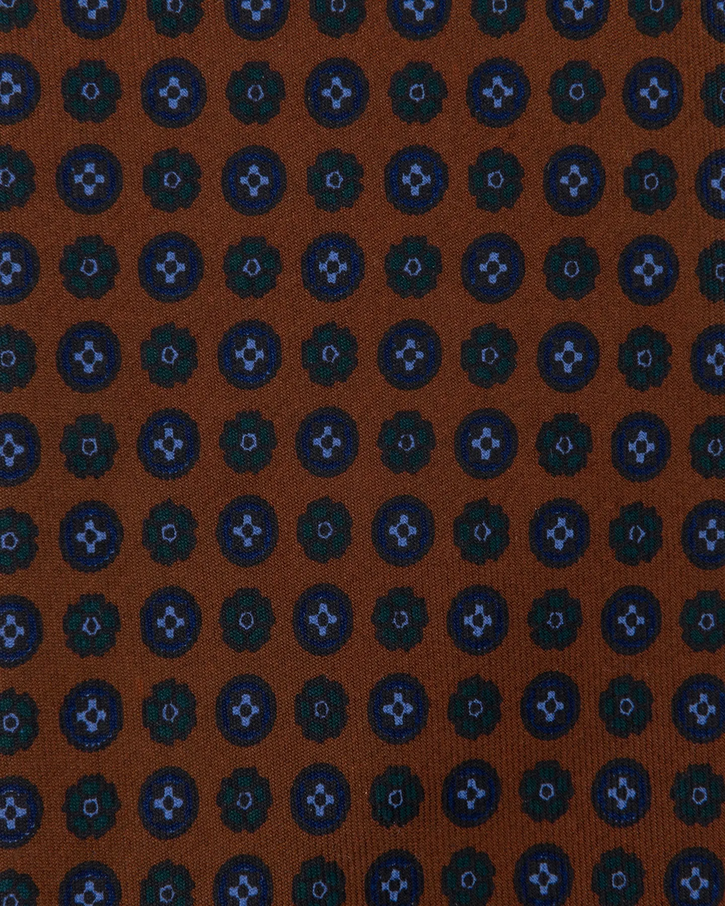 Rust Small Floral Ancient Madder Tie