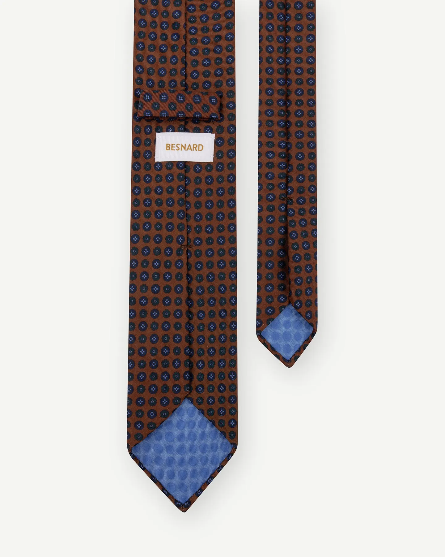 Rust Small Floral Ancient Madder Tie