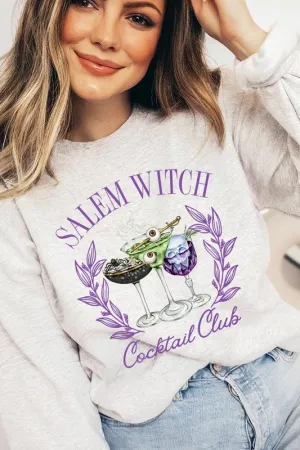 Salem Witchy Graphic Fleece Sweatshirts