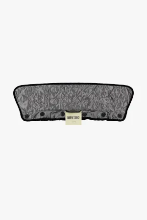 Satin Quilt Collar - Anthracite