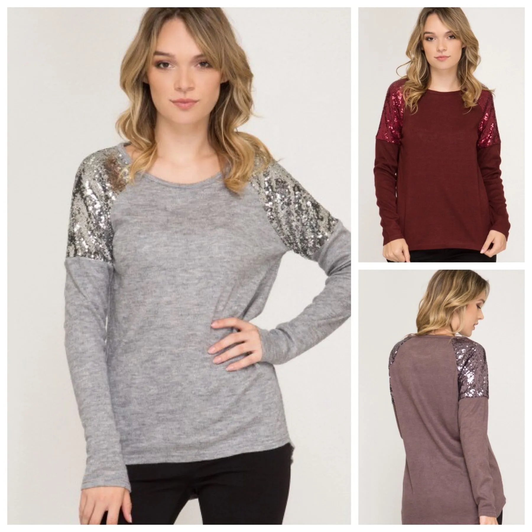 Sequin Sweater