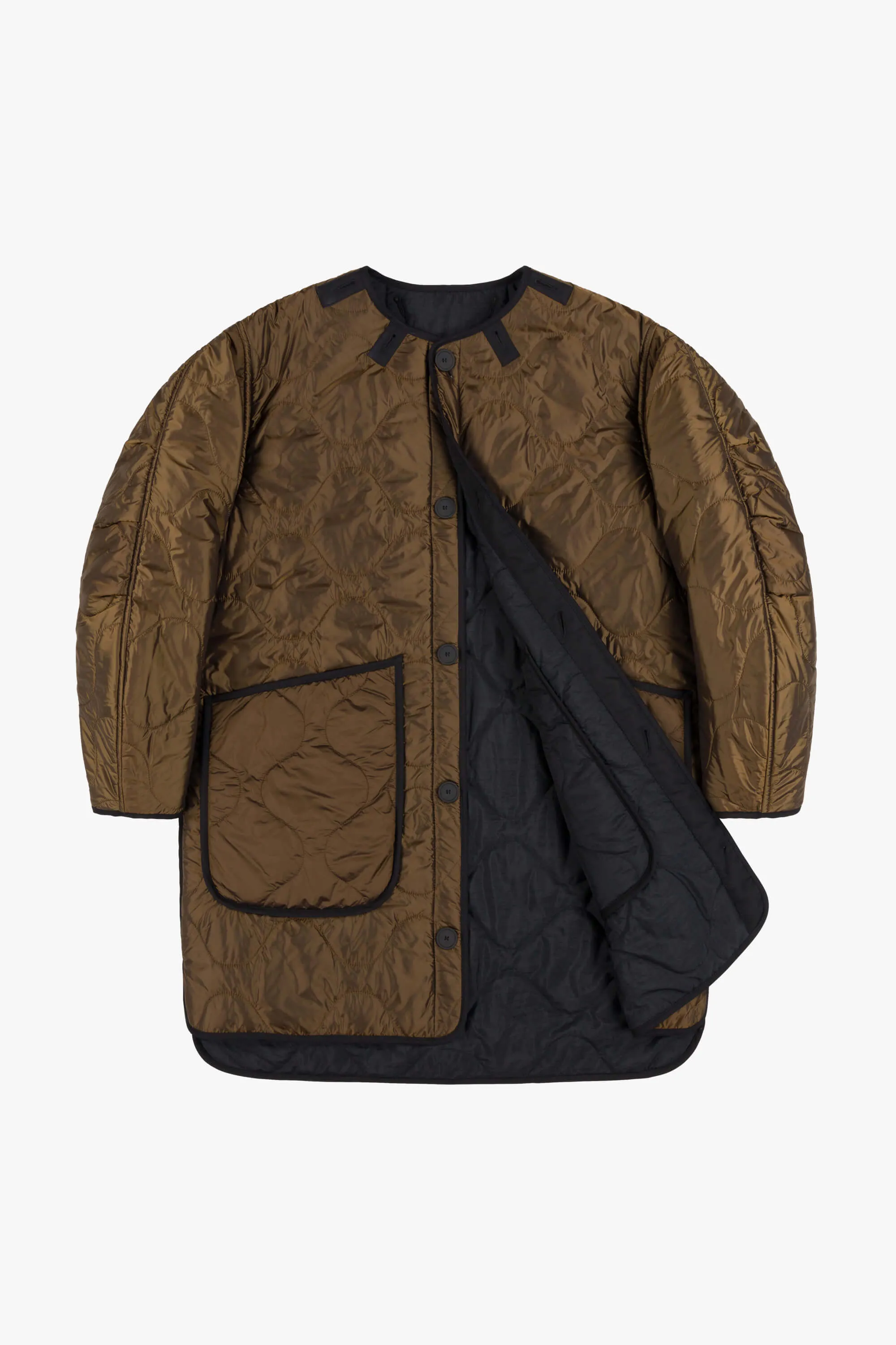 Signature Quilt Jacket - Black / Bronze