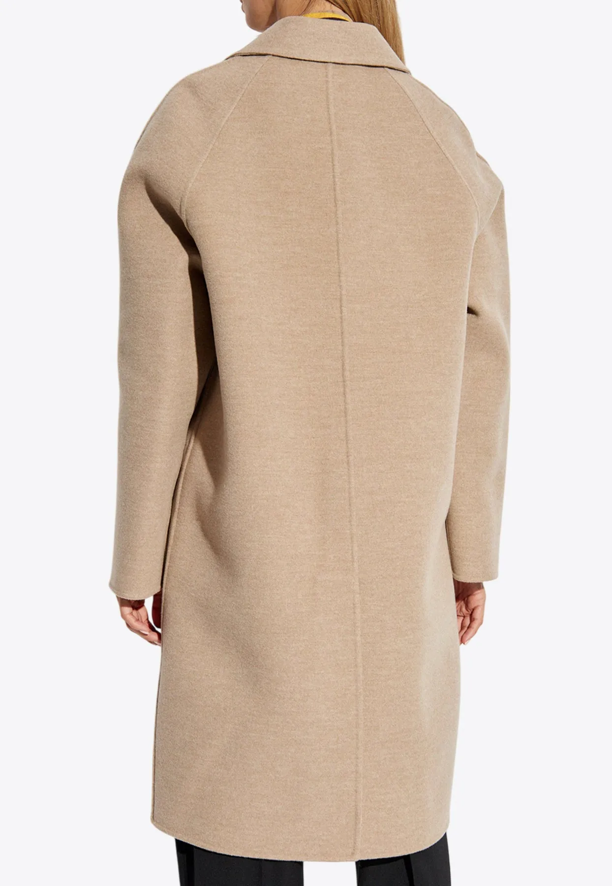 Single-Breasted Wool Coat