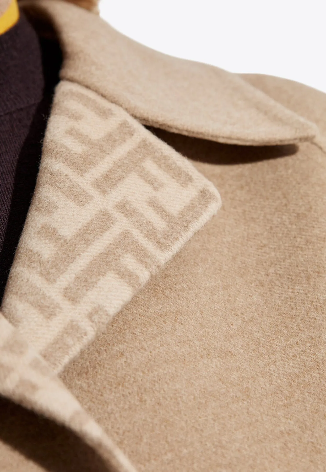 Single-Breasted Wool Coat