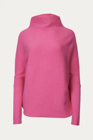 SLOUCH-NECK DOLMAN PULLOVER