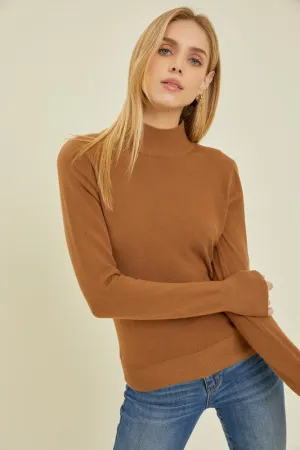 Spiced Cider Mockneck Sweater