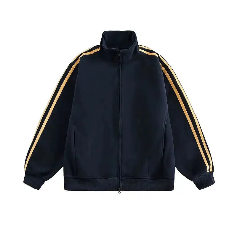 Stripe Accents Track Jacket