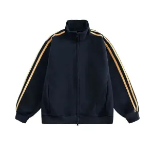 Stripe Accents Track Jacket