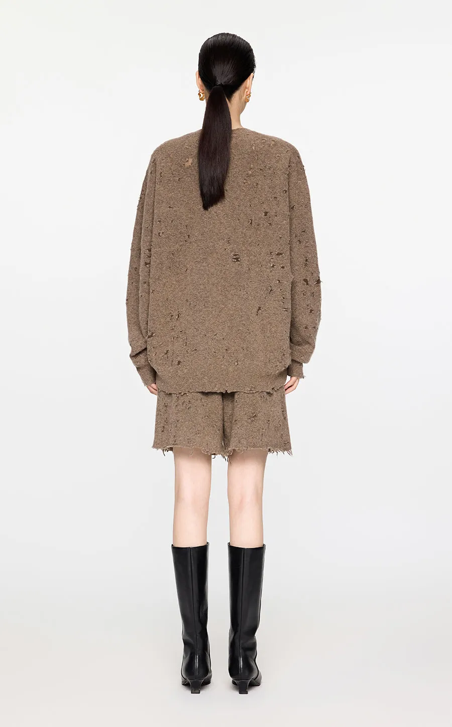Sweater / JNBY Oversized Wool-Blend Sweater