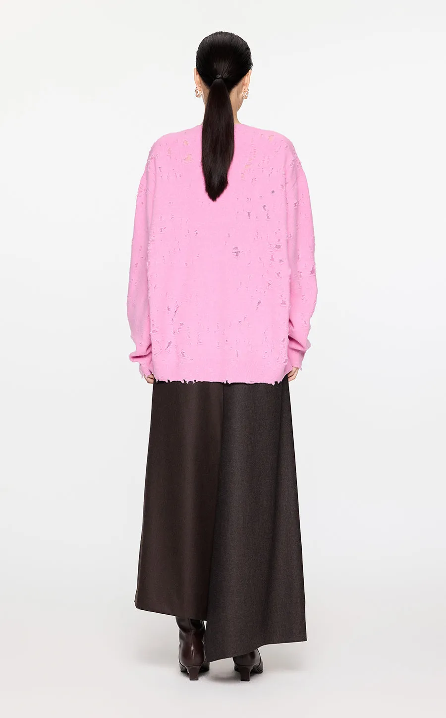 Sweater / JNBY Oversized Wool-Blend Sweater