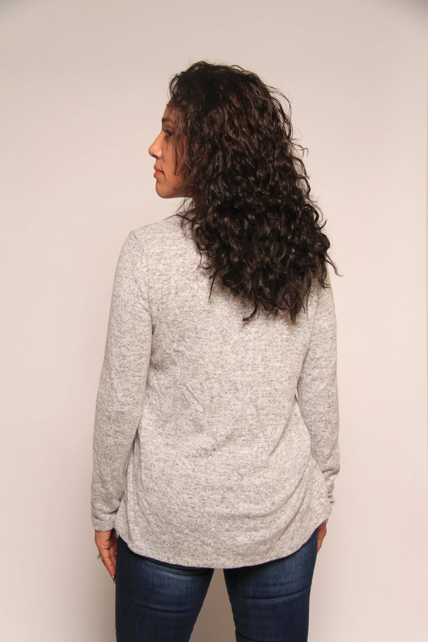 Sweater With Tie At The Side