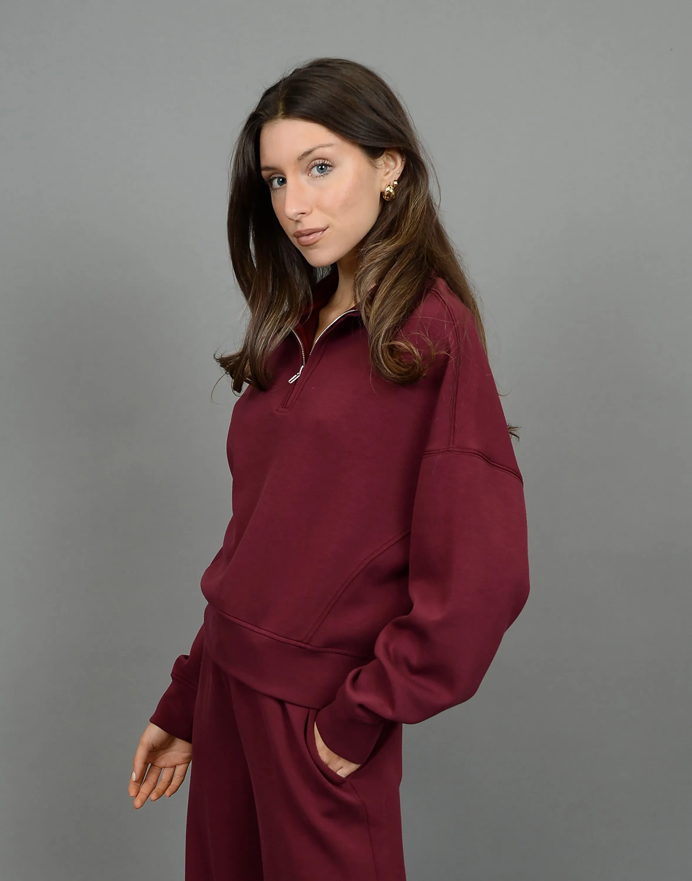 Tessa Half Zip Sweater