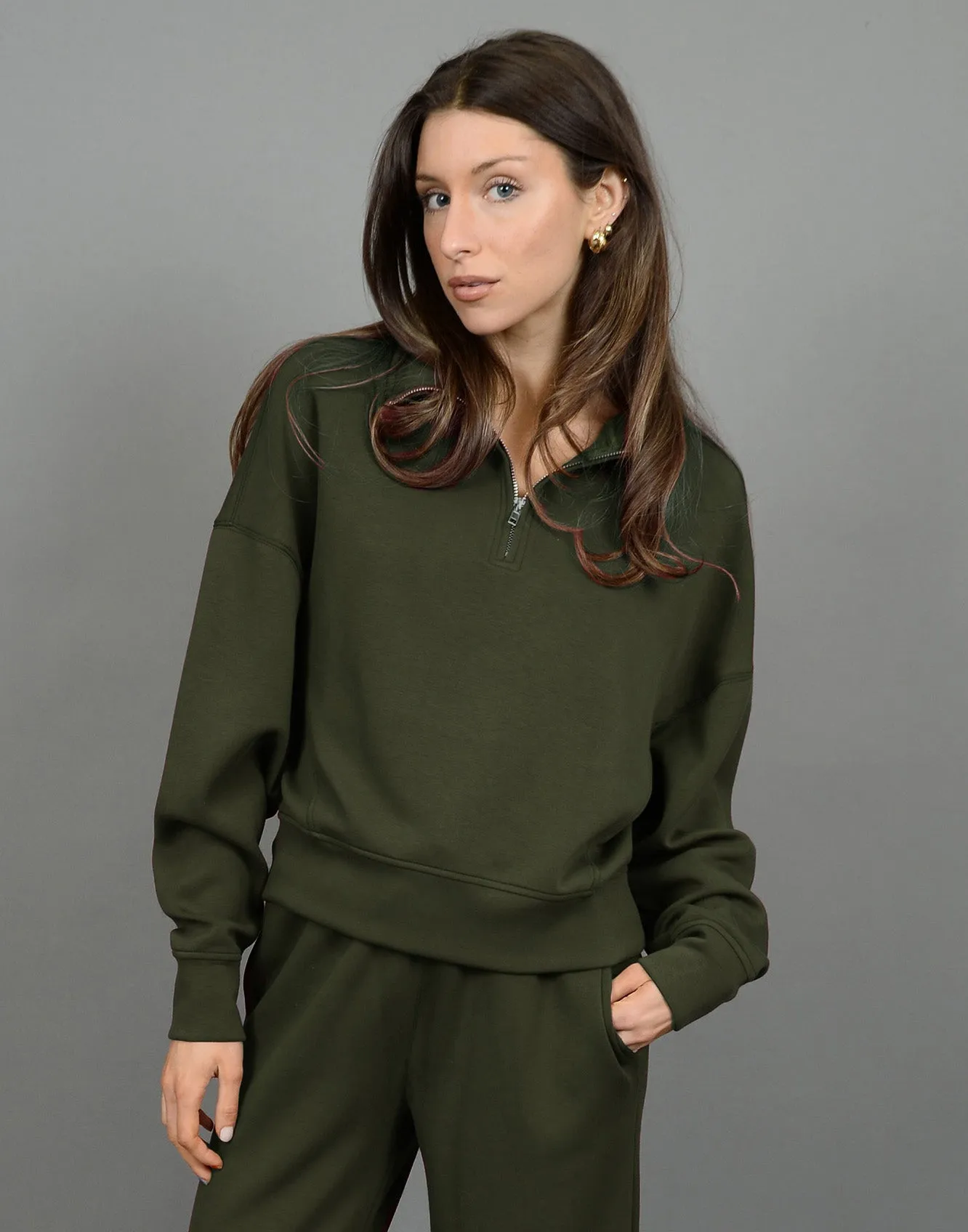 Tessa Half Zip Sweater