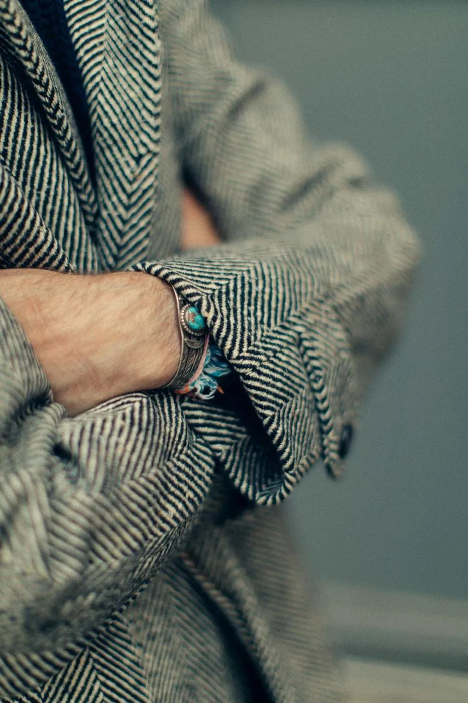 The Donegal Overcoat - Light Grey