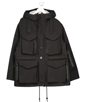 Theory Black Backed Tech Military Jacket UK XL