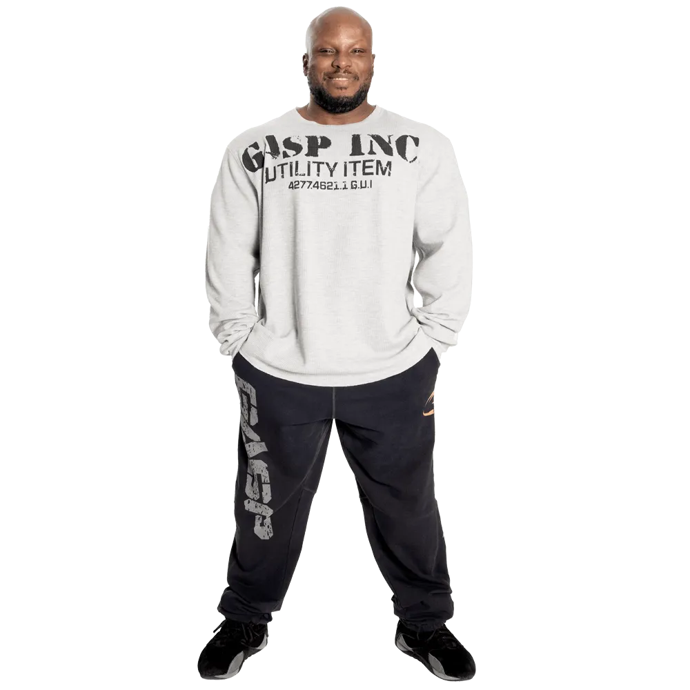 Thermal Gym Sweater - Greymelange