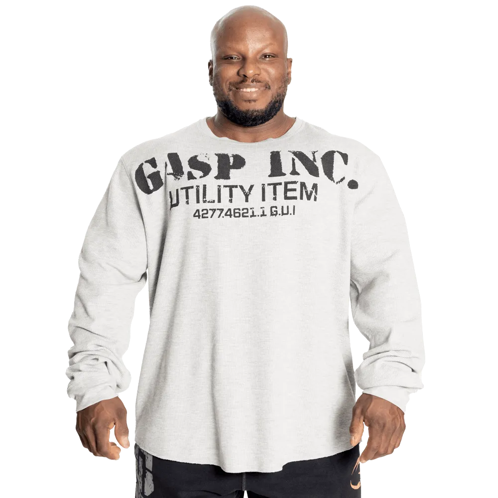 Thermal Gym Sweater - Greymelange