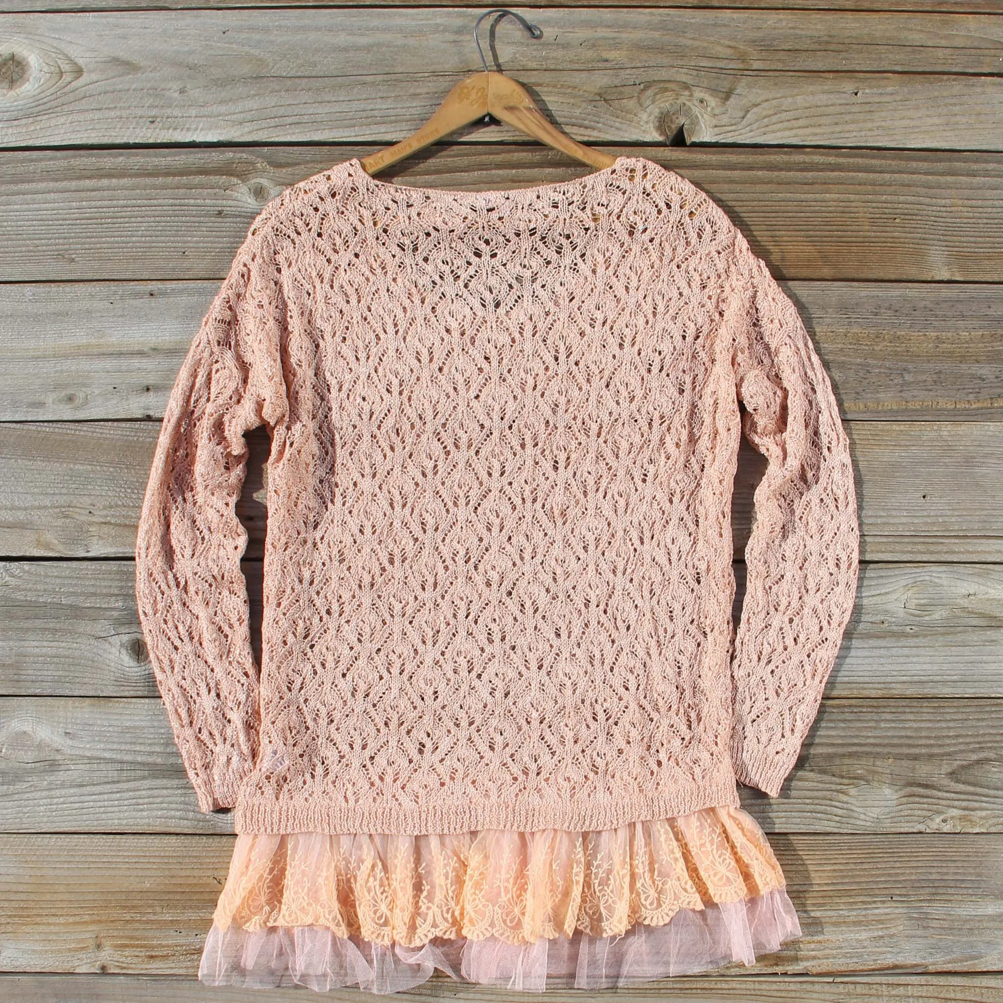 Timber Line Top in Pink