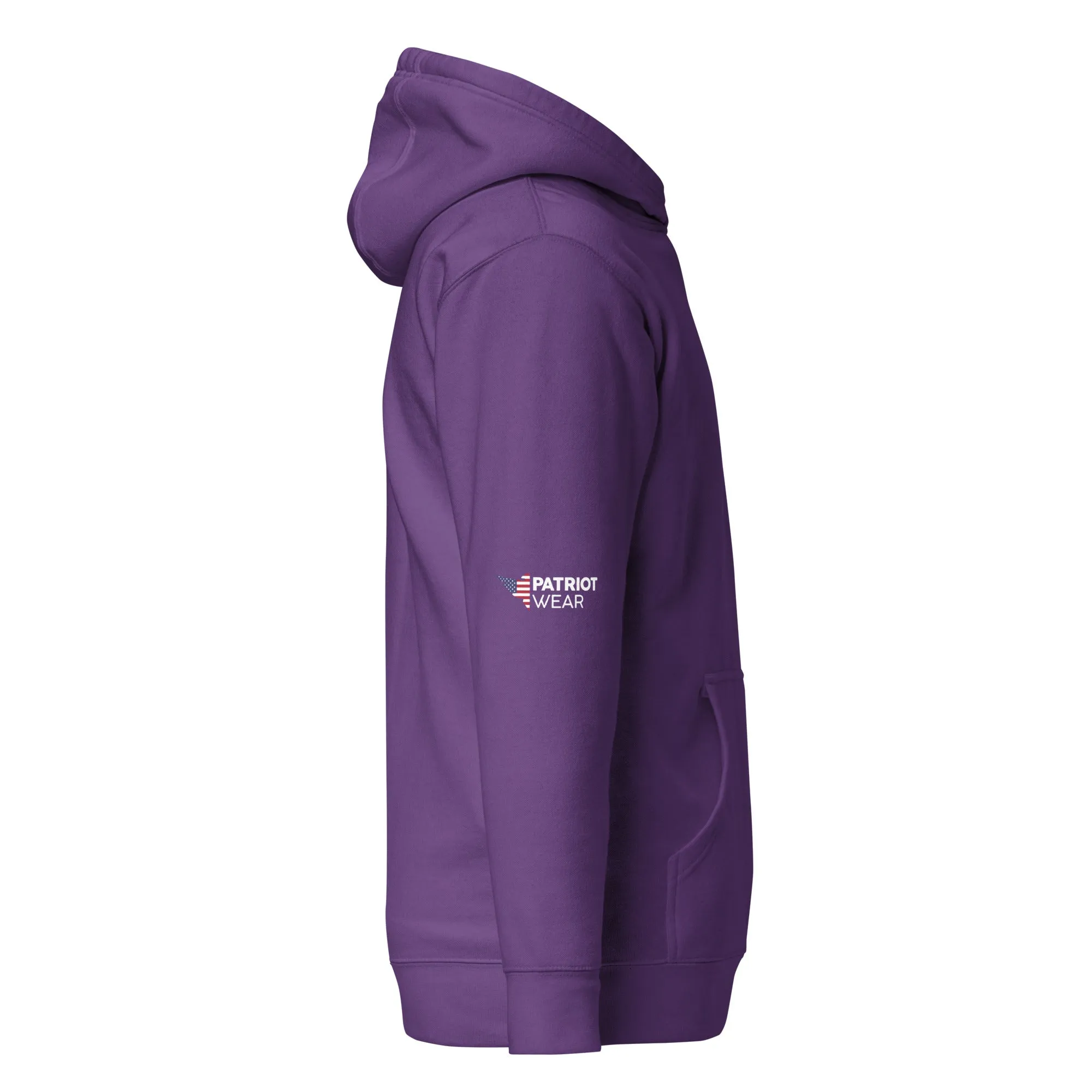 Trump Face Silhouette Back Print Hoodie