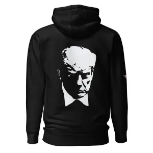 Trump Face Silhouette Back Print Hoodie