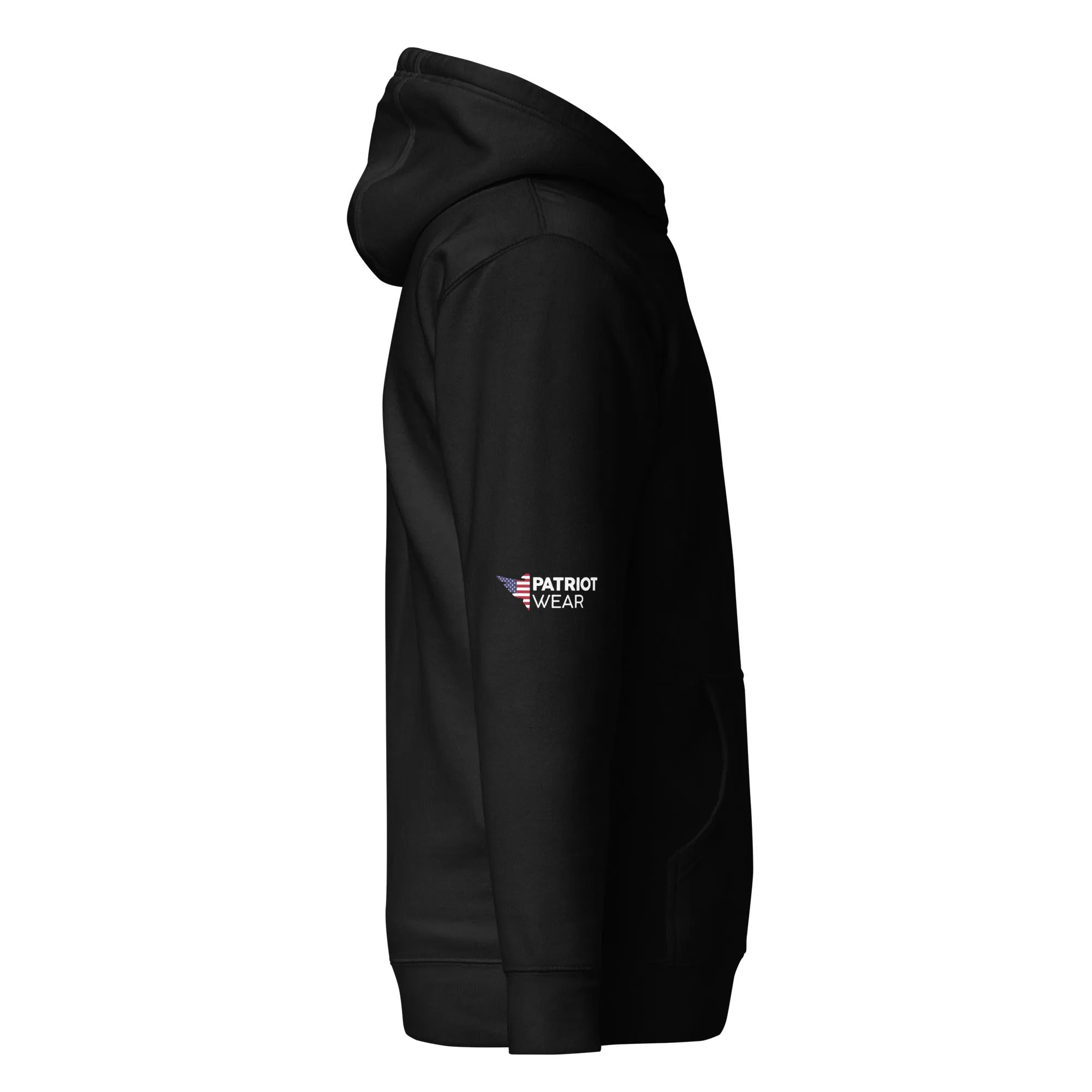 Trump Face Silhouette Back Print Hoodie
