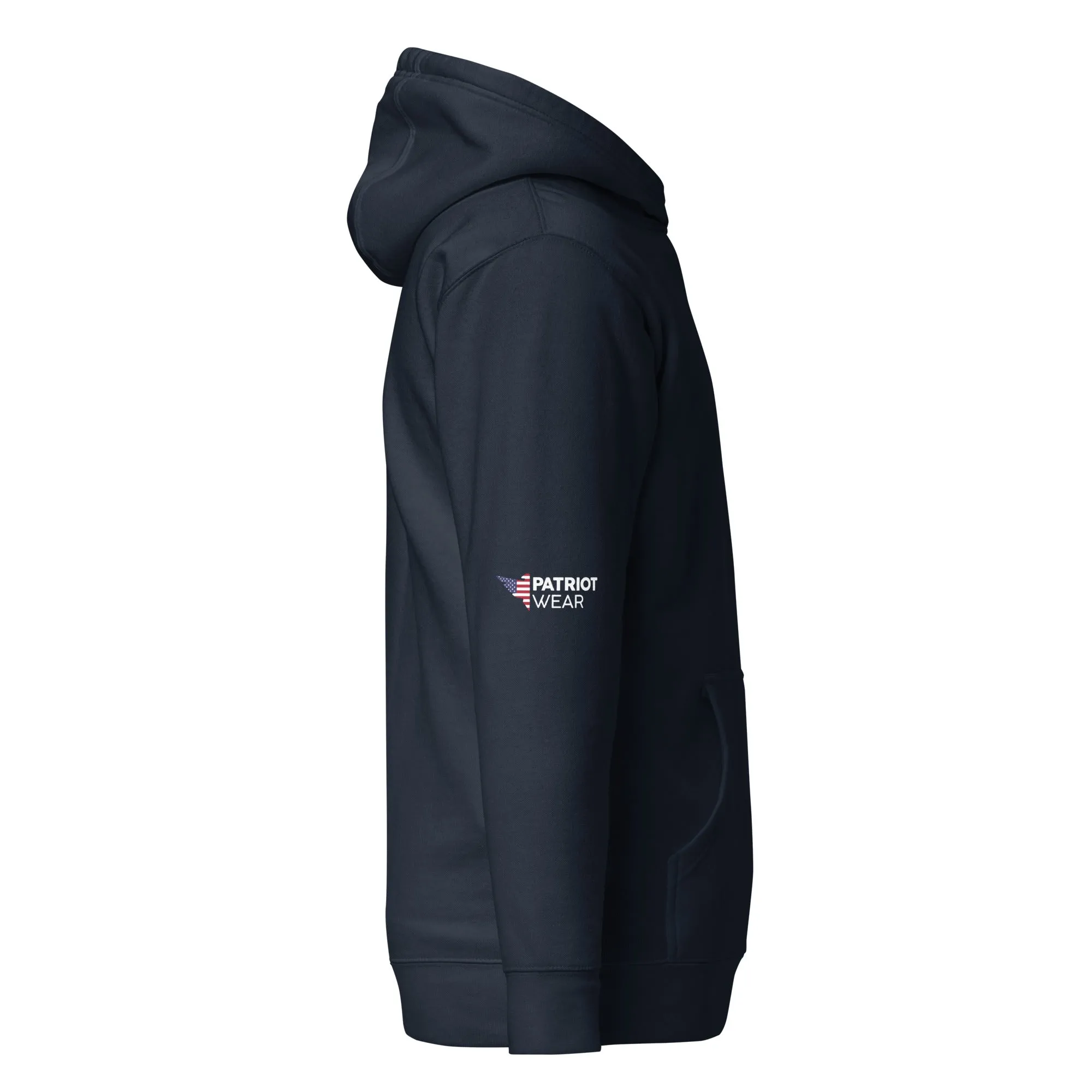 Trump Face Silhouette Back Print Hoodie