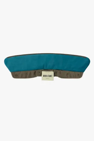 Velvet Collar - Teal / Black