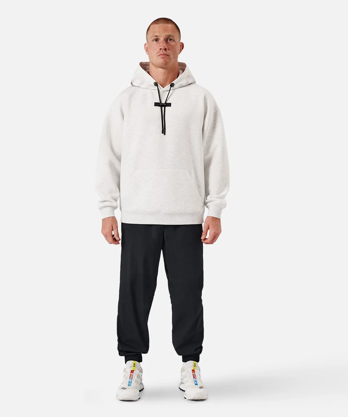 Vilanova Midweight Tech Hoodie - Snow Marle