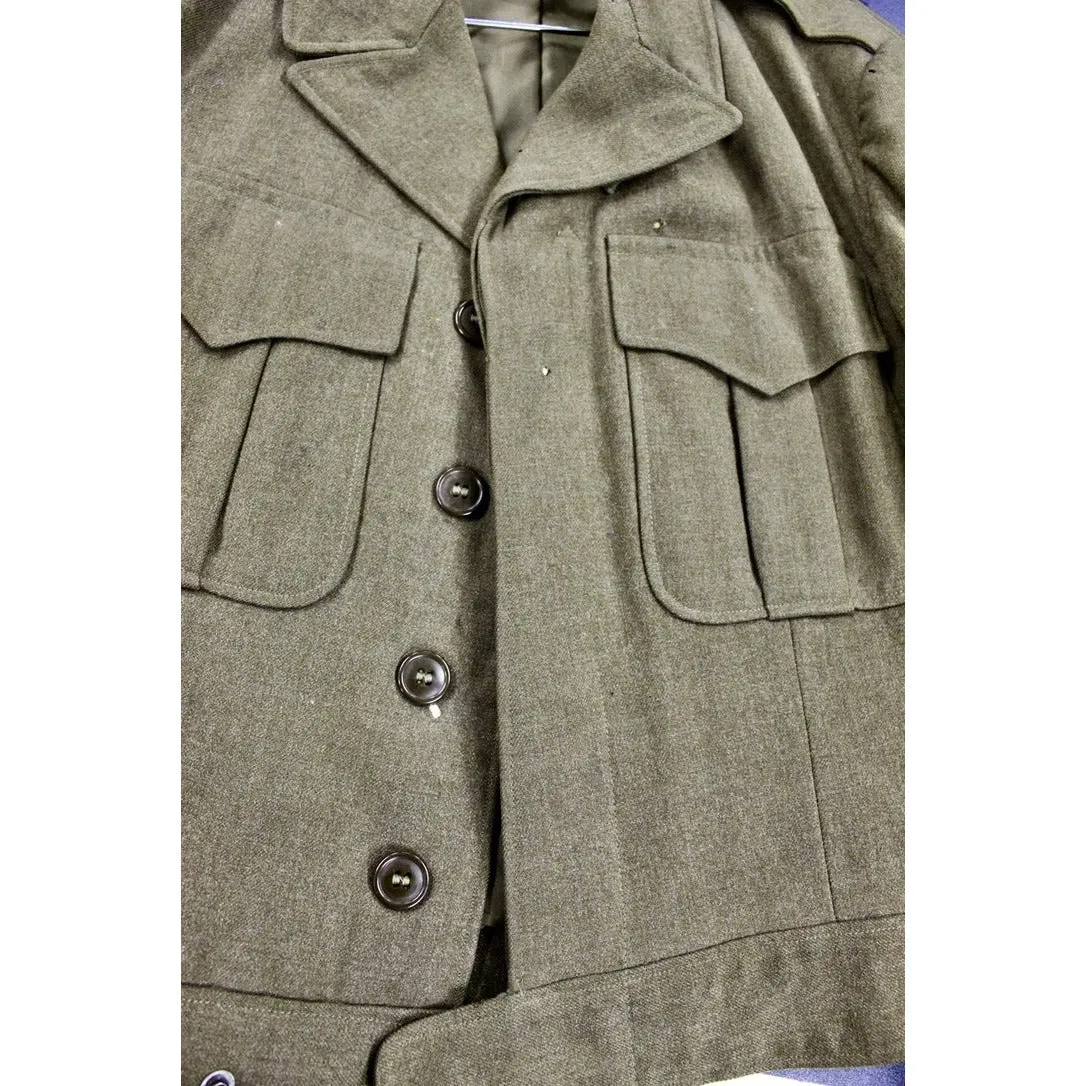 Vintage Mens Ike Eisenhower Jacket Army WW2 Size 36R