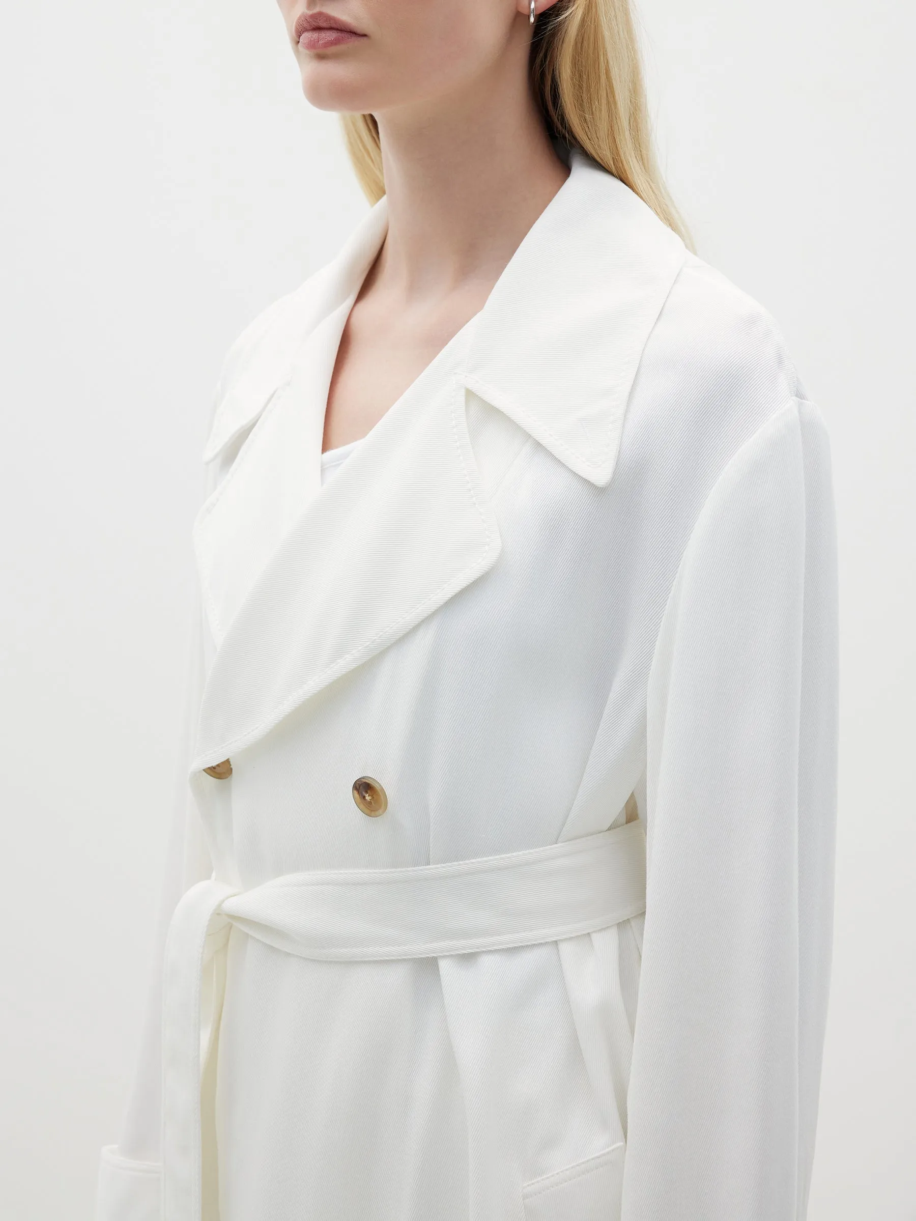 Viscose Traditional Trench
