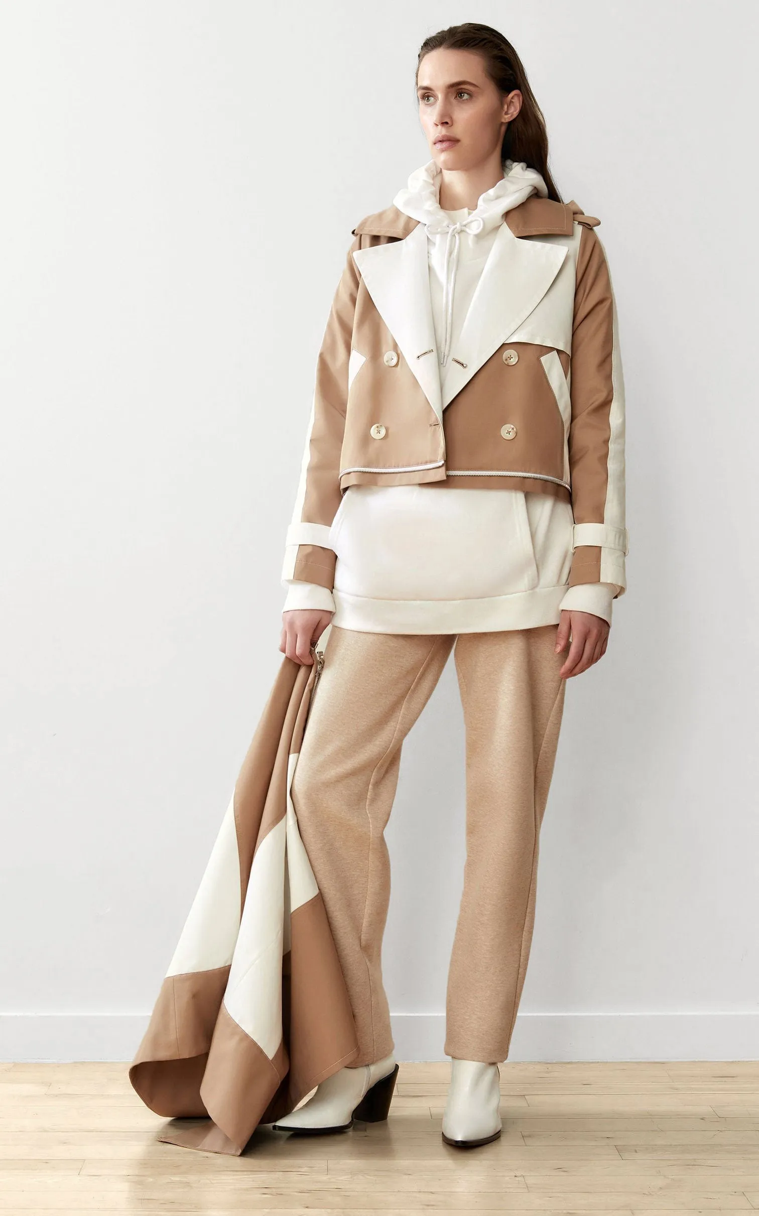 WATER-RESISTANT SUSTAINABLE CONVERTIBLE TRENCH