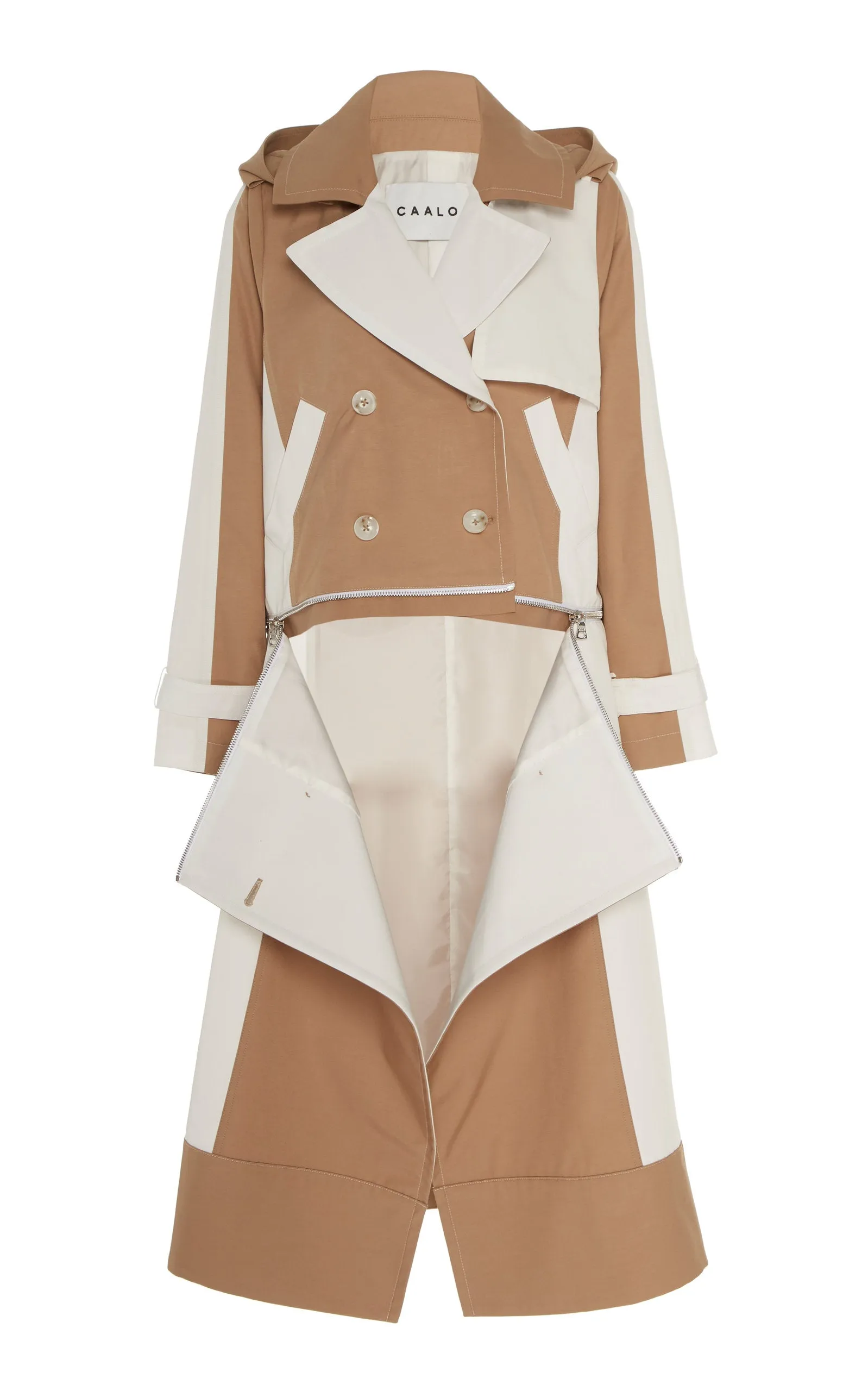 WATER-RESISTANT SUSTAINABLE CONVERTIBLE TRENCH