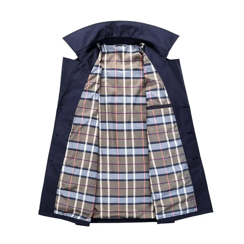 West Louis™ Designer Business Trench Coat