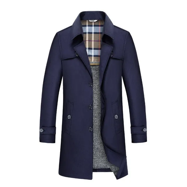 West Louis™ Designer Business Trench Coat