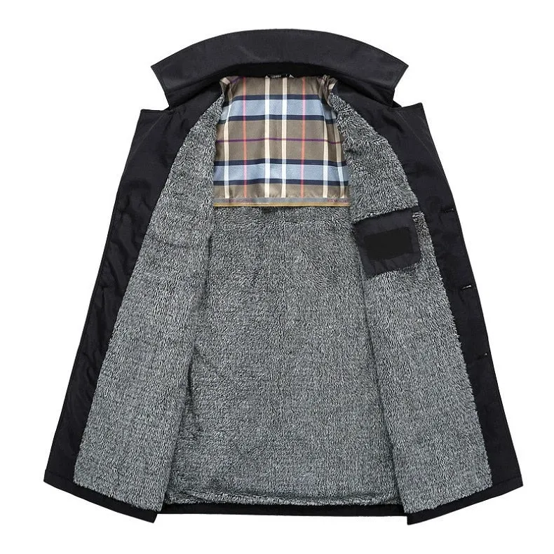 West Louis™ Designer Business Trench Coat