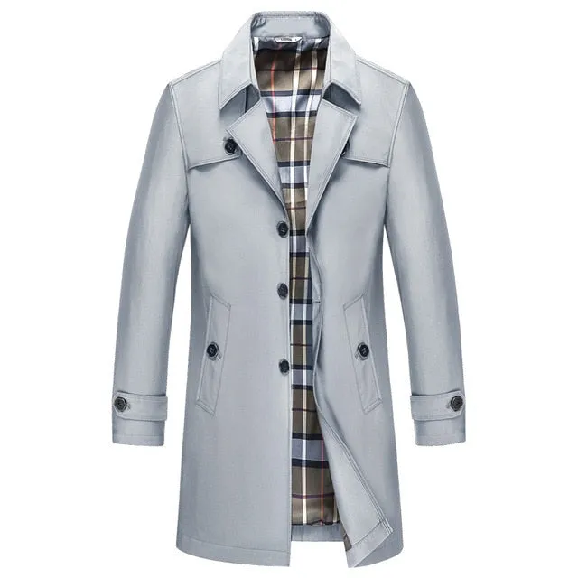 West Louis™ Designer Business Trench Coat
