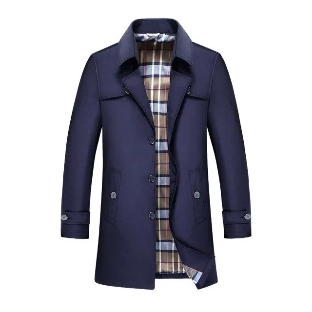 West Louis™ Designer Business Trench Coat