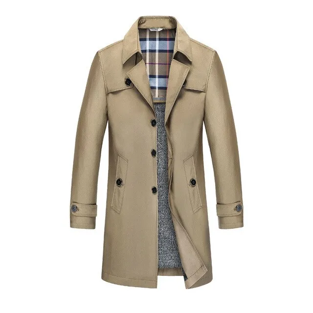 West Louis™ Designer Business Trench Coat